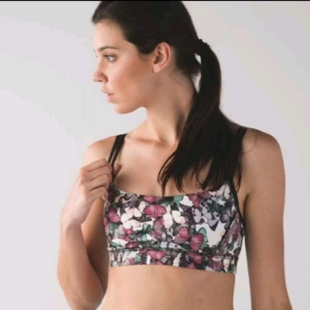 LULULEMON Straight Up Bra So Fly Butterfly Angel